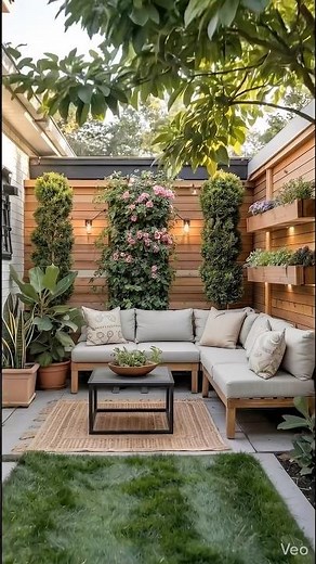 Small backyard and patio renovation #backyardgarden #backyardigans #mybackyardgarden