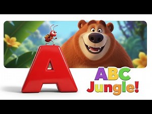 “Jungle ABC Song for Kids | A–Z Animal Alphabet | 3D Pixar Jungle Learning”