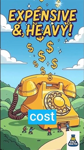 The First Mobile Phone Call in 1973 📱✨ #TechFacts