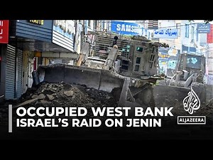Israeli forces destroy 70% of Jenin's roads in the occupied West Bank