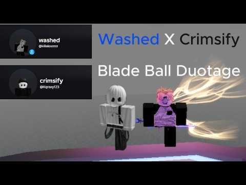 washed x crimsify | the best blade ball duotage