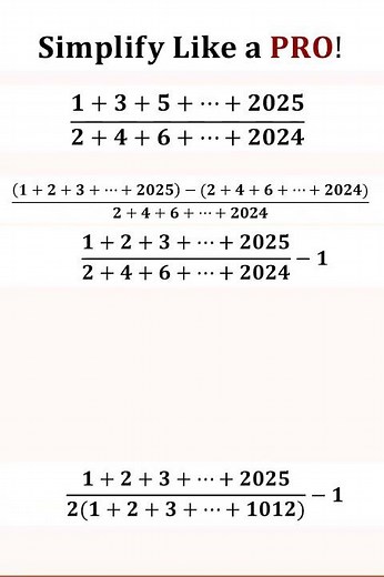 A Simple Way to Simplify