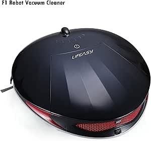 Robotic Vacuum Cleaner - Lifeasy F1 Smart Robot Automatic Floor Cleaner with Self-Charging