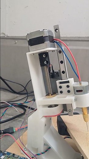 Automated String Art machine, nail hole drilling