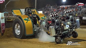 Modified Tractor pulling action from the Friday session of the 2024 edition of The Pullers Championship in Nashville, IL! | JP Pulling Productions
