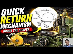 Whitworth Quick Return Mechanism Explained clearly with animation🔧