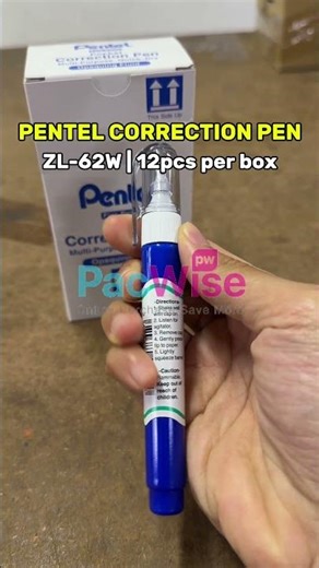 Pentel Correction Pen ZL-62W / Pen Pembetulan 7ml (Fine Point) / Liquid Paper / Writing Pen – 1 Pc