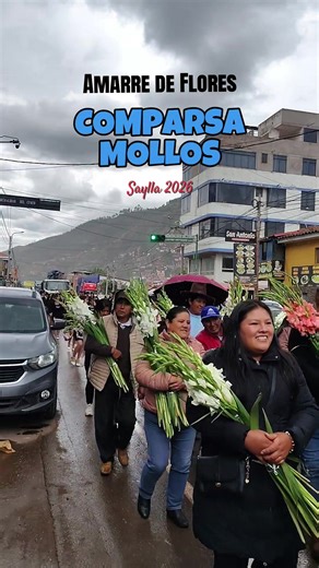 Amarre de Flores: Comparsa Mollos en Saylla 2026