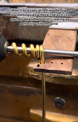 Hand-Coiling Metal with Ease #Craftsmanship #Metalworking #DIYProjects #Engineering #handmade