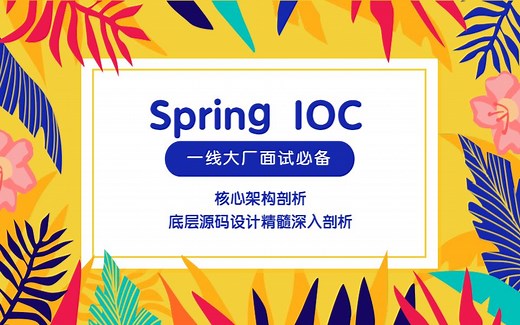 Java高级面试必备的Spring IOC视频讲解全集