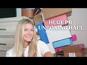 HUGE PR UNBOXING HAUL (Makeup, Skincare & Hair Products!!)