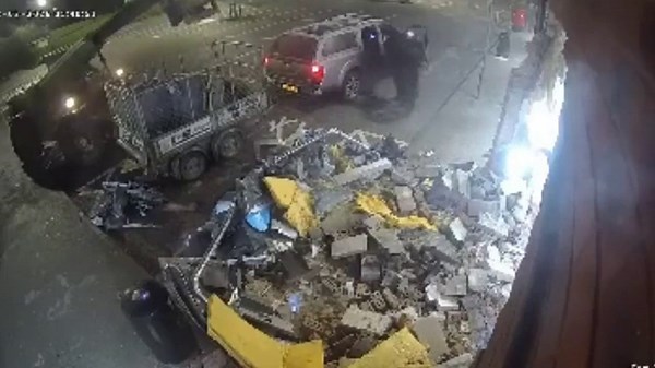 Cash machines ripped from Co-op in cherry picker ram-raid