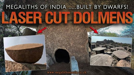 Laser Cut Dolmens of India... built by Dwarfs! | Megalithomania | Tony Hood