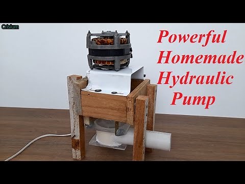 How to Make a High Speed Water Pump From a Washing Machine Motor