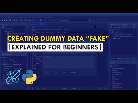 How To Create Dummy(Fake) Data | Explained For Beginners | Python