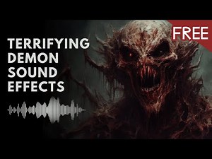Terrifying Demon Horror Sound Effects | Scary Screeching, Laughing, Growling