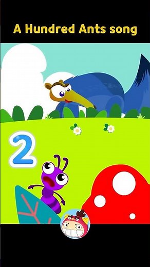 A Hundred Ants song | Animal songs | Nursery Rhymes | REDMON #shorts