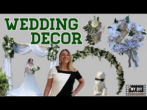 AFFORDABLE WEDDING DECORATION IDEAS | BACKDROP, ARCH, FLORAL SWAGS, WREATH, LANTERN SWAG, MAILBOX