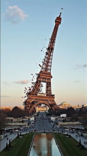 The Eiffel Tower COLLAPSES in Paris! 🗼💥