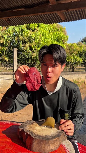 ก้อยควายสดๆเบรินไฟ😱#artasmr