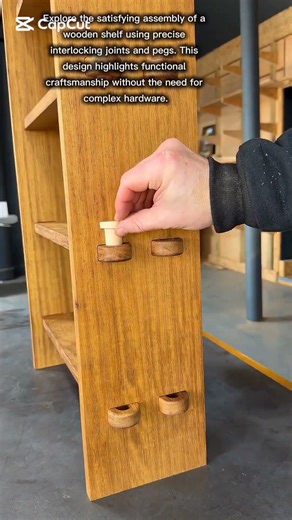 Precision Joinery for Modular Wood Shelving