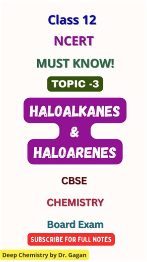 Structural Classification – Class 12 Chemistry Notes (Haloalkanes & Haloarenes) | NCERT | CBSE 2026