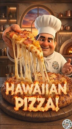 The Ultimate Hawaiian Pizza Recipe 🍍🍕 | Sweet & Savory! #shorts #youtubeshorts