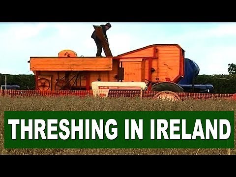 Cutting the Corn and Threshing in N. Ireland