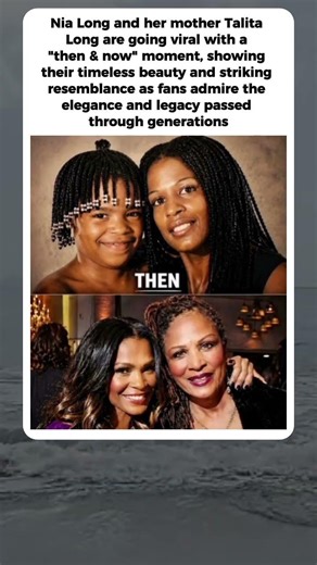Nia Long & Her Mother Go Viral With “Then & Now” 😳🔥 #celebrity