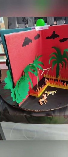 natural diseaster project model for school project | natural diseaster project model