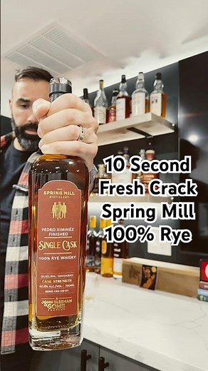 John Sleeman and Son’s 100% Rye from Spring Mill Distillery. #rye #whiskyinthe6