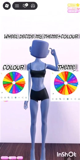 wheel decide my theme X colour#robloxdressup #dtioutfits #dresstoimpress #dtiupdate #dti #dtifyp