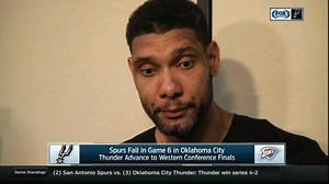 "I'll get to that after I get out of here and figure life out." San Antonio Spurs legend Tim Duncan on if he plans to retire this offseason. #GoSpursGo | FanDuel Sports Network Southwest