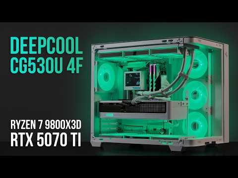 Deepcool CG530U 4F White ATX Gaming Build | Ryzen 7 9800X3D | RTX 5070 Ti (Gaming PC 2026)