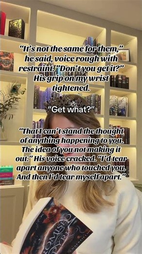 When I’m reading a romantasy and he finally says… 🔥 Promised to the Pyre by Vendy Emberfield