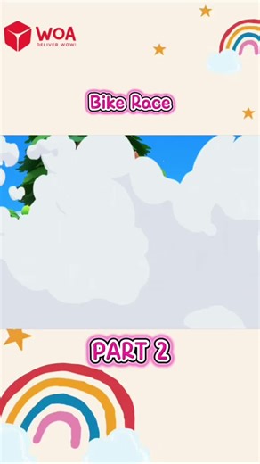 Bike Race #trending #wolfoo #bike #race #learnontiktok