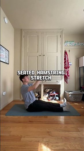 Seated hamstring stretch - sit and reach how to
