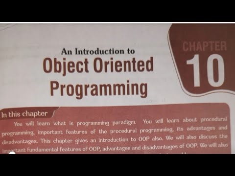 Chapter 10 - An Introduction to Object Oriented Programming - Explanation Part 1