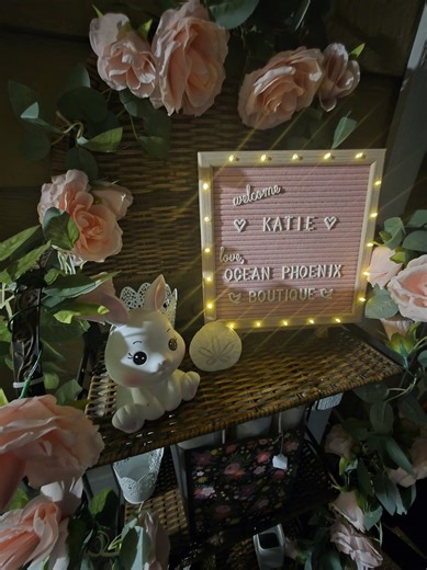 🩷🩷 🥰If you've picked up in the past couple weeks you might have noticed we upgraded our pick up station 🥰🩷🩷 Our bunny doubles as a piggy bank, care cards are handy and throughout November feel free to check the lower shelves as Phoenix will be leaving non perishable food for anyone in need! | Ocean Phoenix Boutique