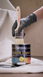Introducing our new Color Series Premium Oil-Based Stain. It’s one coat coverage will change the way you DIY. Learn more: bit.ly/47m5f4s | Minwax