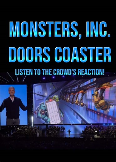 Monsters, Inc. Doors Coaster Reveal at Disney World