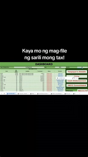 Tax Time Laughs 🔥 AUTOMATED TAX FILING SPREADSHEET 🔥 Ikaw na mismo ang mag-file ng taxes mo — kahit walang accountant! 💯 Lahat ng BIR Forms na kailangan mong i-file ay naka-auto populated na ✨ 👉 Iche-check mo na lang at i-file! Perfect para sa small business owners, freelancers, online sellers, at professionals 👌 Mas tipid, mas kontrolado, at mas malinaw ang tax filing mo 📊 💌 DM lang sa gusto mag-avail! 💡 Stop guessing. Start filing your taxes the smart way. #TaxFilingPH #BIRPH #taxfunny