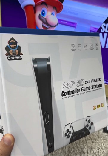 Vídeo game PSP 3D Com 2 controles sem fio
