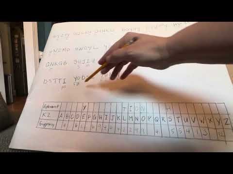 How to Solve a Patristocrat Cipher with K2 Alphabet