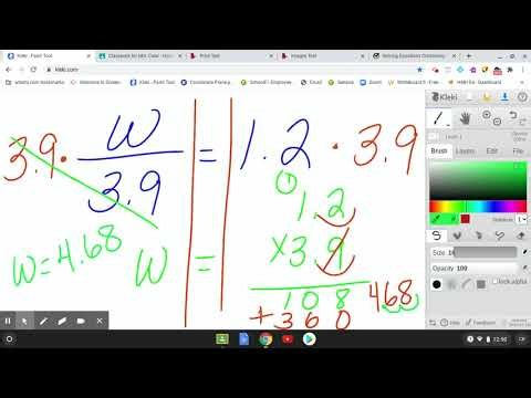 Solving Equations Containing Decimals
