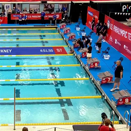 150K views · 1.8K reactions |  WORLD RECORD  Morgan Stickney beat her OWN women's 400m freestyle S7 world record time. #ParaTrials24 | NBC Olympics & Paralympics | Facebook