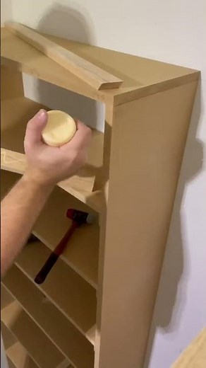 How To Build Closet Shelving #shorts