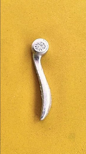 A Simple Mold Created This Beautiful Metal Piece