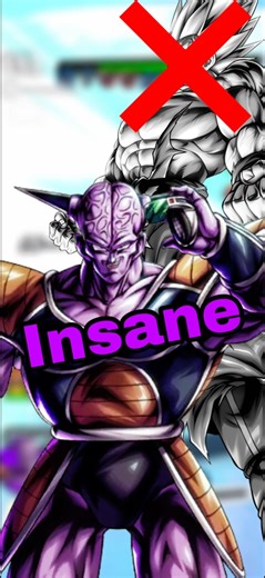 Captain ginyu on S tier lowkey looks like a tank in dragon ball legends #dblegends #shorts