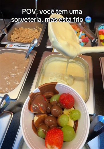 Fondue Delicioso na Sorveteria